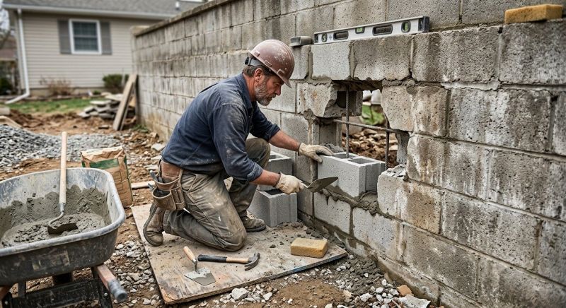 Block Wall Repair in Apache Junction, AZ