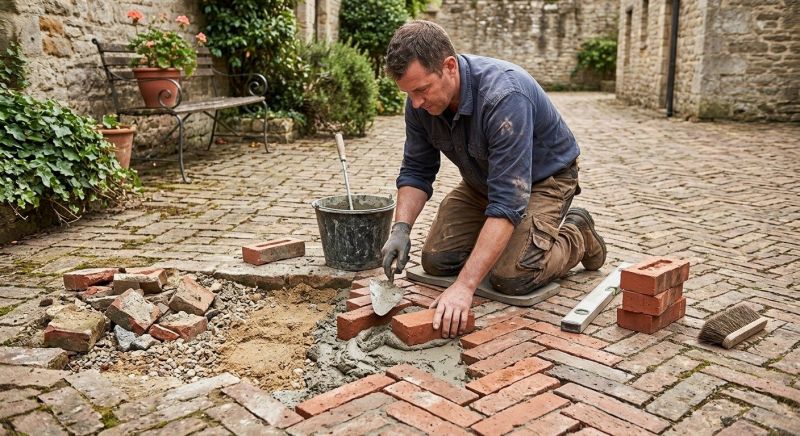 Brick Flatwork Repair in Laveen, AZ