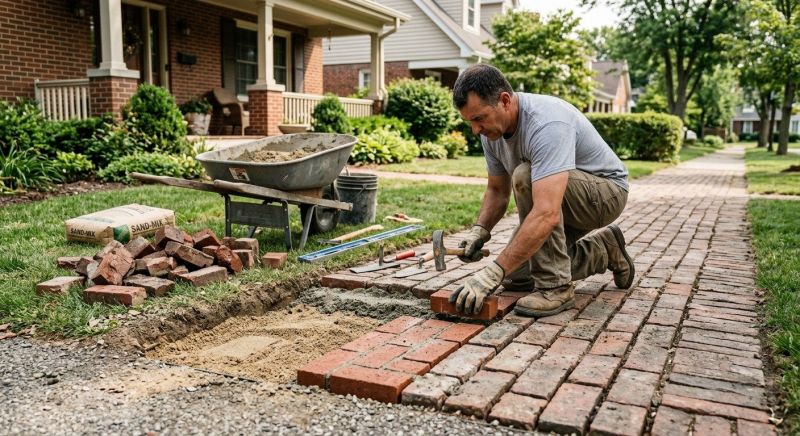Brick Flatwork Repair in Queen Creek, AZ