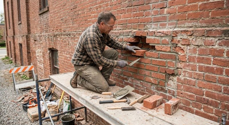 Brick Stairs Repair in Apache Junction, AZ