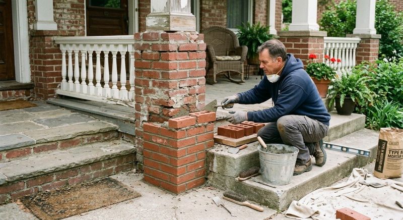 Brick Stairs Repair in Laveen, AZ