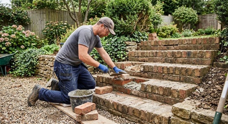 Brick Stairs Repair in Paradise Valley, AZ