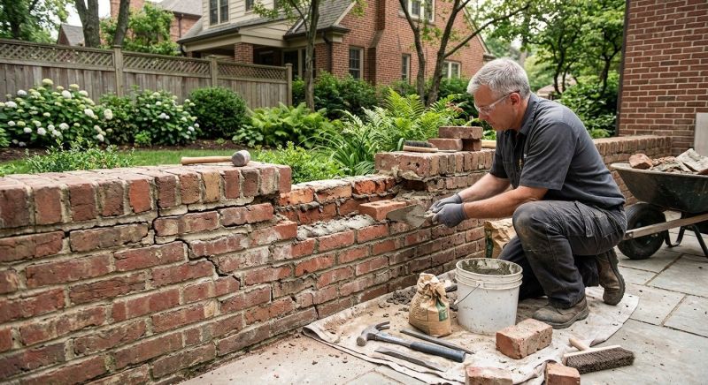Brick Wall Repair in Tempe, AZ