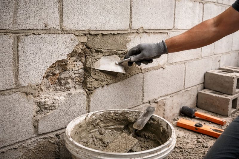 Cinder Block Wall Repair in Higley, AZ
