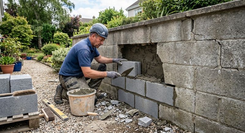 Concrete Block Repair in Maricopa County, AZ