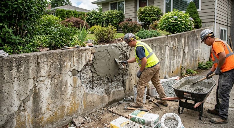 Retaining Wall Repair in Paradise Valley, AZ