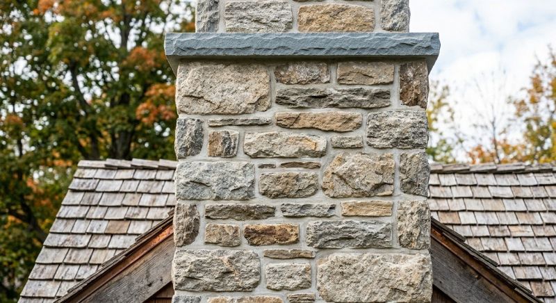Stone Chimney Installation in Gilbert, AZ