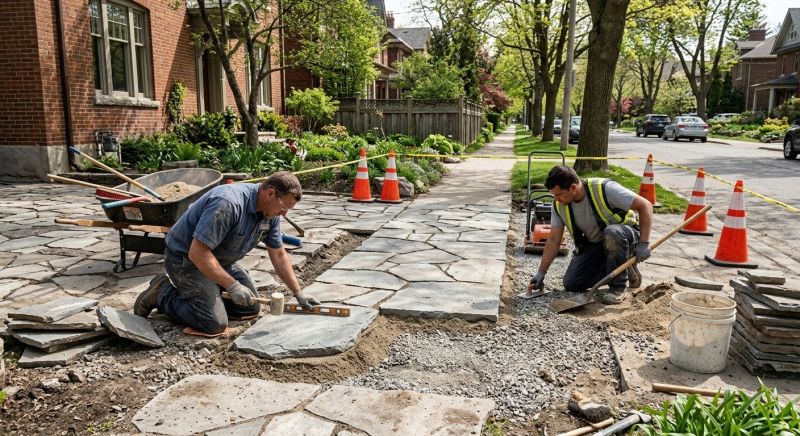 Stone Driveway Repair in Mesa, AZ