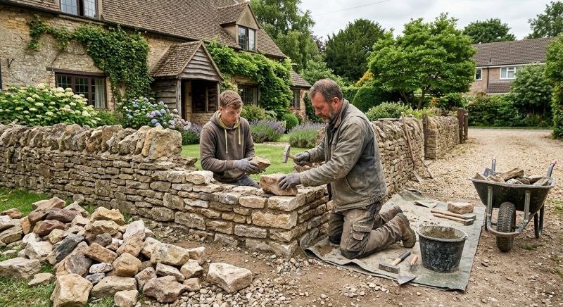 Stone Wall Repair in Mesa, AZ