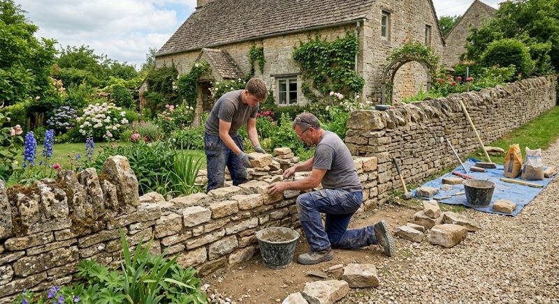 Stone Wall Repair in Tempe, AZ